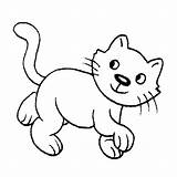 Gatos Dibujos Kucing Mewarnai Gatto Kot Persa Disegni Halaman Gatitos  sketch template