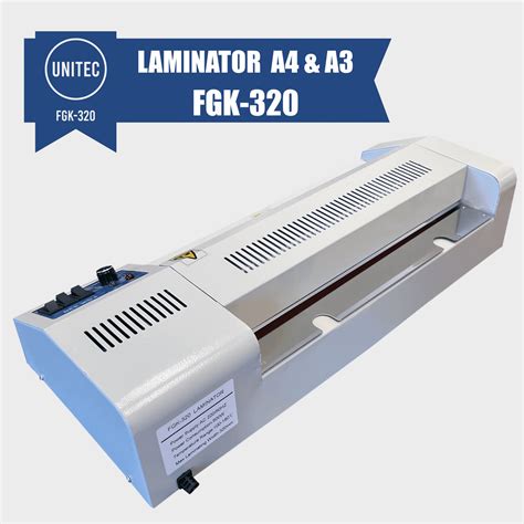 Laminator A4 & A3 FGK 320 - UNITEC FGK-320 Euro Paper