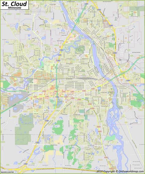 St. Cloud Map | Minnesota, U.S. | Maps of St. Cloud