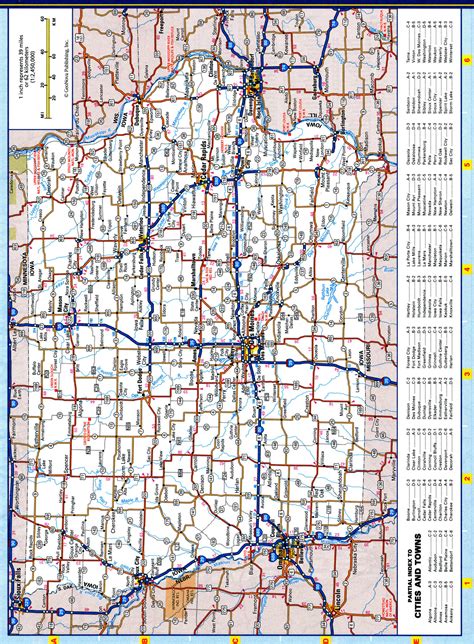 Highway Map Iowa City