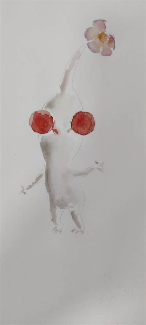 White Pikmin by WatercolourBoi on DeviantArt