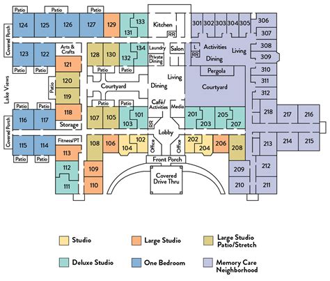 Floor Plans | Assisted Living Community Apartment Types