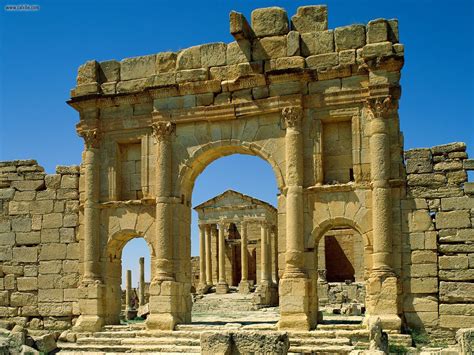 carthage tunisia ruins of a Roman bath house Site Archéologique De Carthage, Carthage Tunisia ...