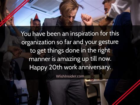 Happy 20th Work Anniversary Wishes and Quotes – Wish Insider