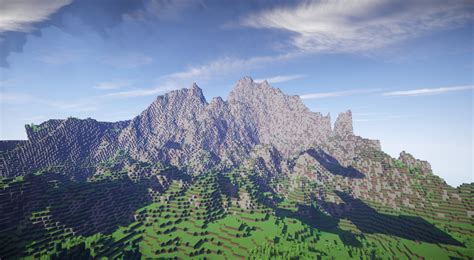 Minecraft Mountain Wallpaper