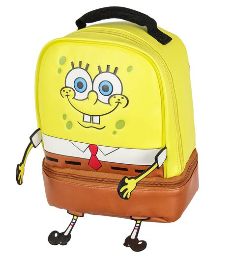 Nickelodeon SpongeBob SquarePants Character Face Dual Compartment Lunch ...