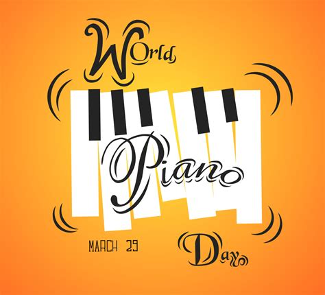 world piano day vector illustration 18924394 Vector Art at Vecteezy