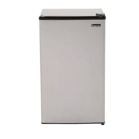 Magic Chef 3.5 cu. ft. Mini Fridge in Stainless Look, Energy Star ...