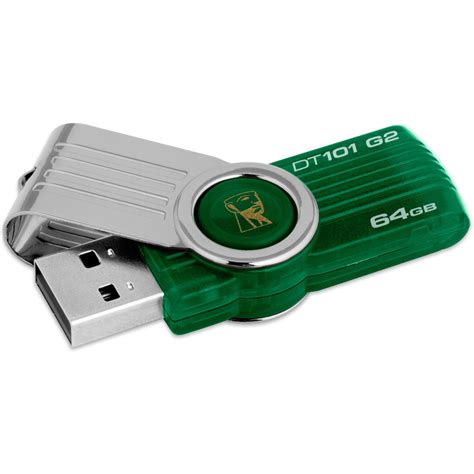 Kingston DataTraveler 101 USB pendrive, 64GB, USB 2.0, Zöld - eMAG.hu