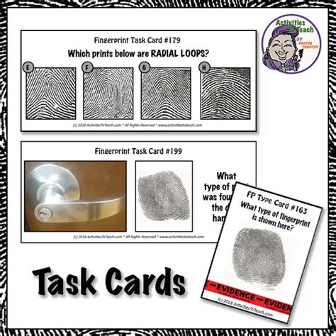 Middle School Forensics: Pattern Evidence - Fingerprints - Activities to Teach