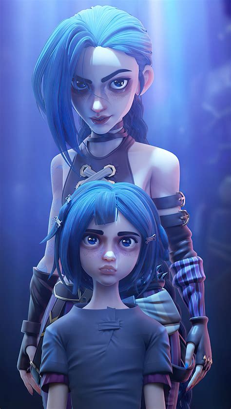 Arcane Jinx Fanart Fondo de pantalla 4k HD ID:9931