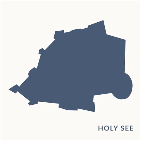 Premium Vector | Map of holy see. holy see map vector illustration.