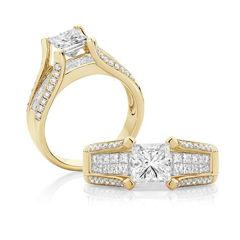 Perfect Princess Cut Engagement Rings | Midas Jewellery