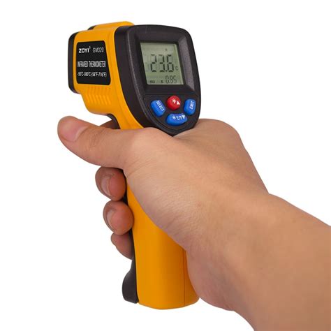 Digital LCD Infrared IR Laser Thermometer Auto Power off with Laser Pointer Non contact ...