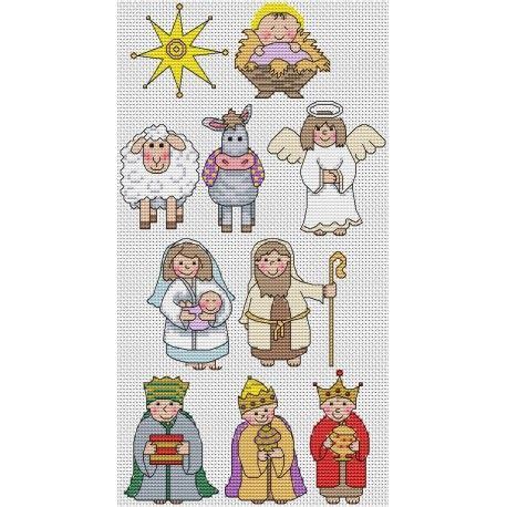 cross stitch nativity free patterns - Pesquisa Google | Christmas cross ...