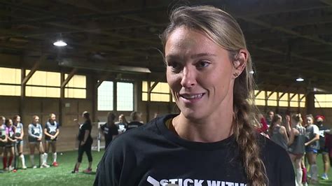 Kylie Kelce inspires field hockey athletes with clinic for KC-area girls