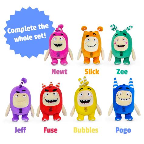 Buy Oddbods Pogo Soft Stuffed Plush Toy — for Boys and Girls — Blue (30 ...