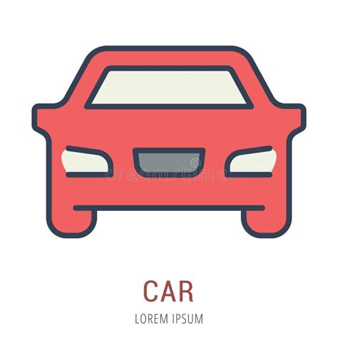 Vector Simple Logo Template Car Stock Illustration - Illustration of engine, isolated: 89342255