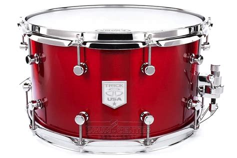 Trick Custom AL13 Aluminum Snare Drum 14x8 Candy Red | Drums, Snare drum, Red candy