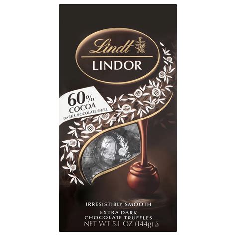 Lindt Extra Dark Chocolate Truffles - Shop Candy at H-E-B