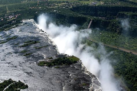 Aerial View Of Victoria Falls Photograph by Aidan Moran - Fine Art America