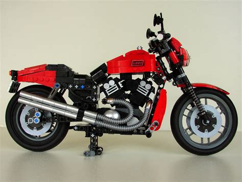 LEGO TECHNIC MOTORCYCLES: MOC - Harley Davidson V-Rod by Henrik Jensen