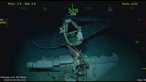 The Wreck of the USS Lexington, Aircraft at the Bottom of the Coral Sea