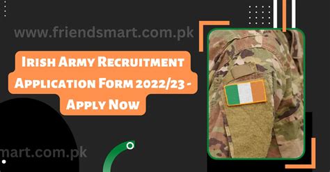 Irish Army Recruitment Application Form 2023/24 - Apply Now