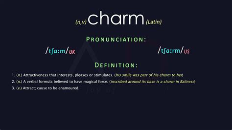 Charm Meaning And Pronunciation | Audio Dictionary - YouTube