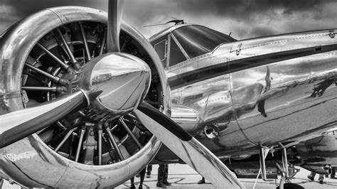 old, monochrome, vehicle, airplane, aircraft, vintage, wheel, aviation ...