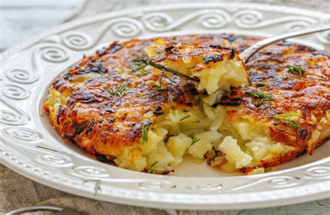 Swiss Fried Potatoes Called Rosti Potatoes - So Deliciious