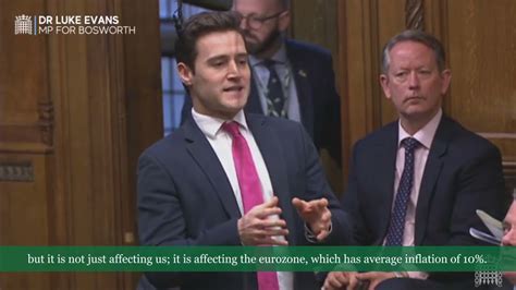 Dr Luke Evans MP asks the Prime Minister about plans to tackle global inflation | Dr Luke Evans MP