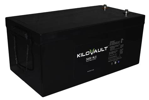 KiloVault Solar Battery 3600 12V 300Ah LFP KLV3600HLX - A1 Solar Store