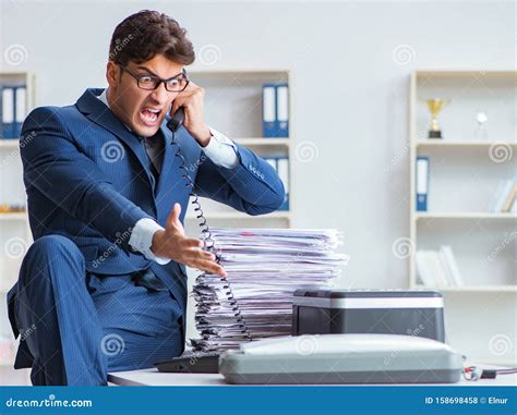 Businessman Making Copies in Copying Machine Stock Photo - Image of male, photocopier: 158698458