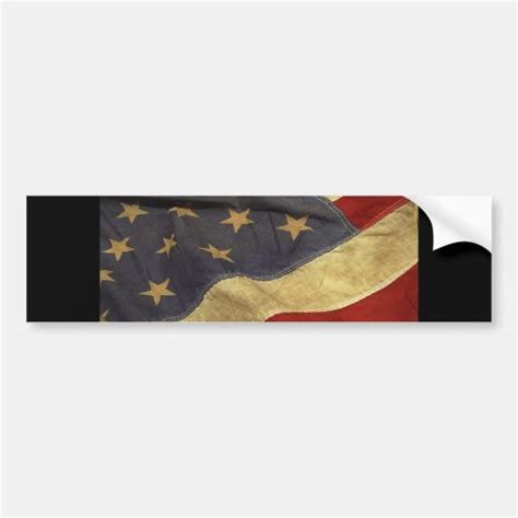 American Flag Bumper Sticker | Zazzle