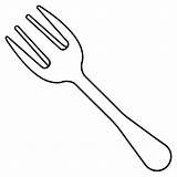 Fork coloring page Outline Book Line Art Drawing  sketch template