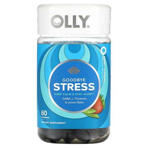 OLLY, Goodbye Stress, Berry Verbena , 60 Gummies