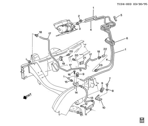 2004 Chevy Avalanche Brake Line Diagram