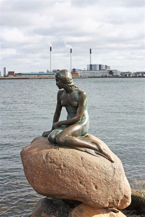 the famous Copenhagen little mermaid, ... | Statue, Mermaid, Sculpture art