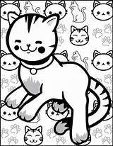 Purrfectly Relaxing Printable Cat Coloring Pages For Stress Relief And  sketch template