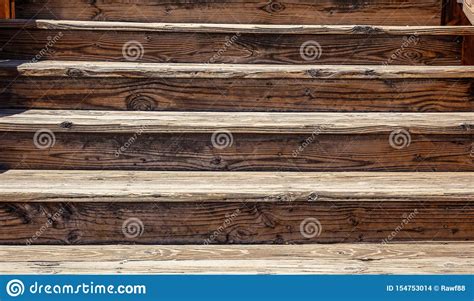 Wooden Steps Old, Going Up, Full Texture Background Stock Photo - Image ...