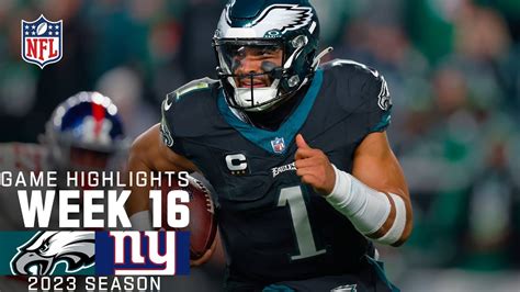 New York Giants vs. Philadelphia Eagles Game Highlights | NFL 2023 Week ...