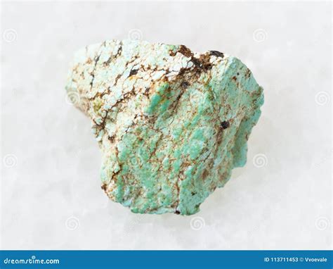 Rough Green Turquoise Gemstone on White Stock Image - Image of rock, gemological: 113711453