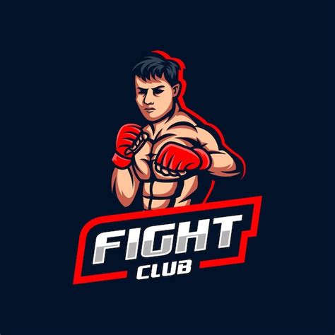 Premium Vector | Fight club logo