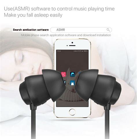 Sleep Earphone Anti-Noise In-Ear Ultra-Soft Headphones Earbuds Headset ...