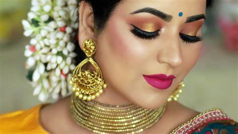 South Indian Bridal Eye Makeup Tutorial - Wavy Haircut