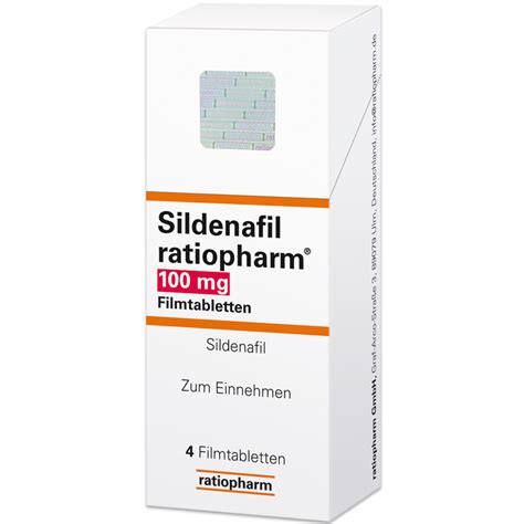 Sildenafil ratiopharm 100 mg Filmtabletten - ratiopharm GmbH