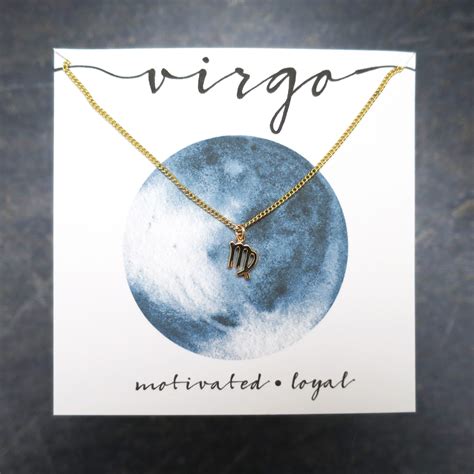 Gold Virgo Necklace