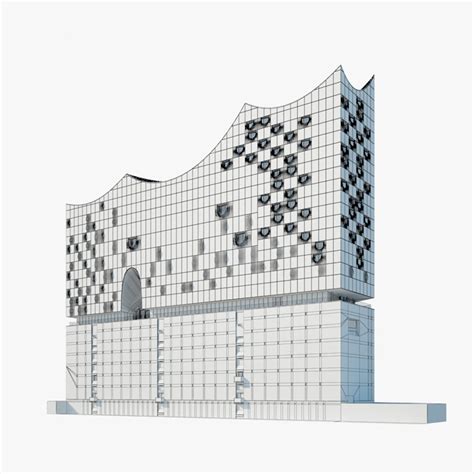 3D Model Elbphilharmonie Architecture - TurboSquid 1662494