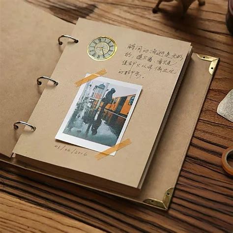 Scrapbooking Photography Album Loose-leaf Book With DIY Kraft - Etsy